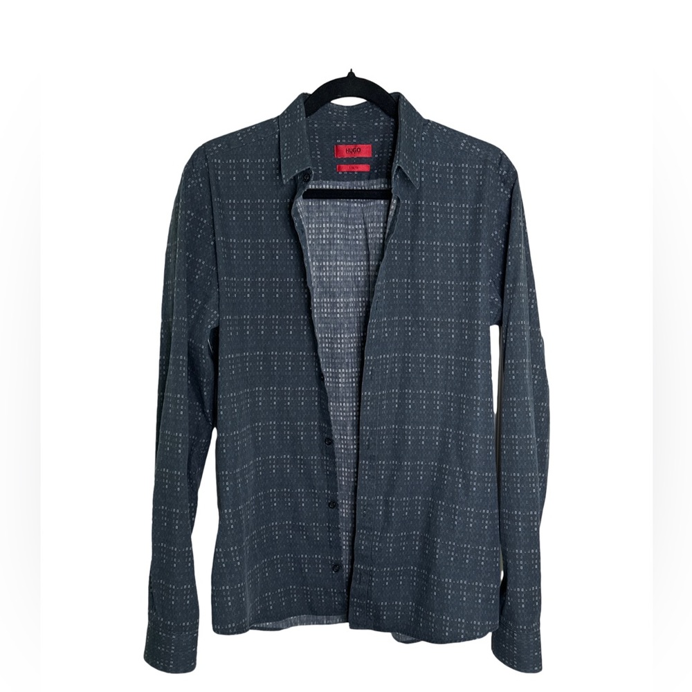 Hugo Boss Hugo Long Sleeve Button-Up Shirt - Small